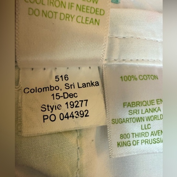 Lilly Pulitzer size 0 The Callahan‎ shorts 100% cotton Casa Banana resort - Picture 11 of 11